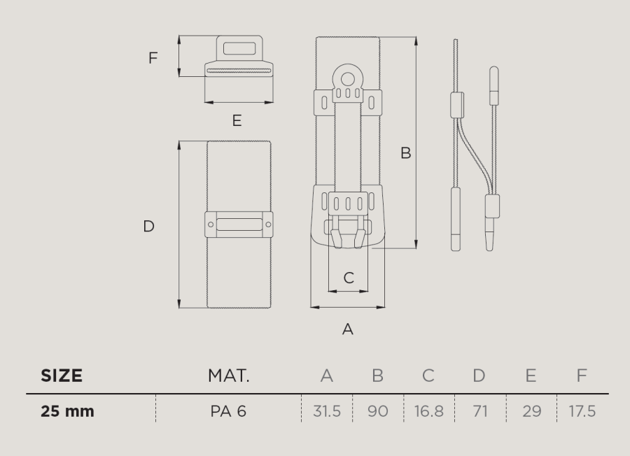 Quick Release Spanish Buckle SR/2 - DUE EMME - Image 3