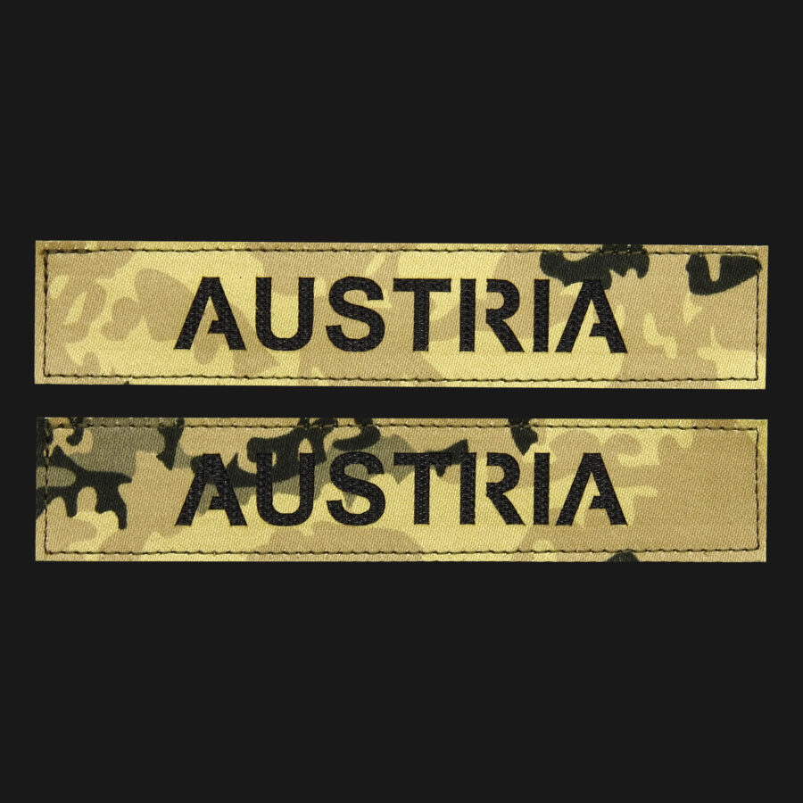 Camouflage Name Tag (2-Pack, Customizable)
